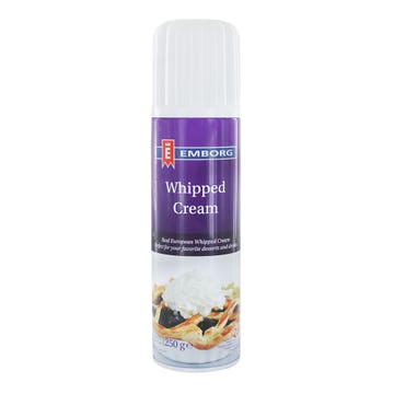 Emborg Whipped Cream Spray 250ml - Available at Alosra Online Supermarket
