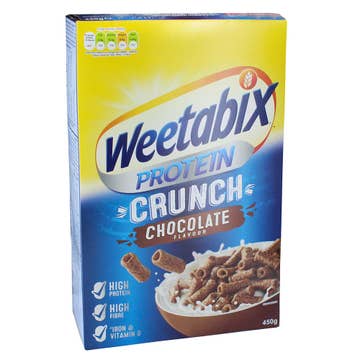 Weetabix Protein Crunch Chocolate Cereal 450g - Available at Alosra Online Supermarket