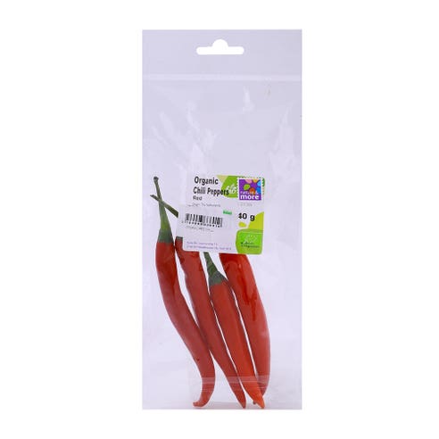 Organic Red Chilli Long 40g 