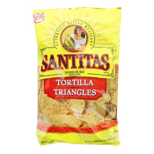 Santitas Tortilla Triangles Chips 283g - Available at Alosra Online Supermarket