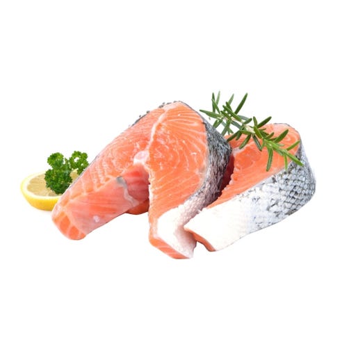 Norwegian Fresh Salmon Steak [Per Kg] - Available at Alosra Online Supermarket