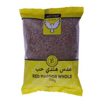 Bird Red Masoor Whole 500g - Available at Alosra Online Supermarket