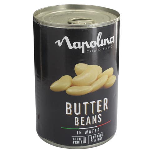 Napolina Butter Beans In Water Can - Available at Alosra Online Supermarket