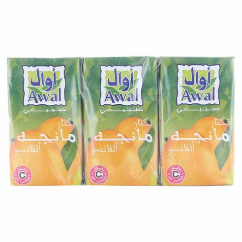 Awal Mango Juice 125ml [6 Pack] - Available at Alosra Online Supermarket