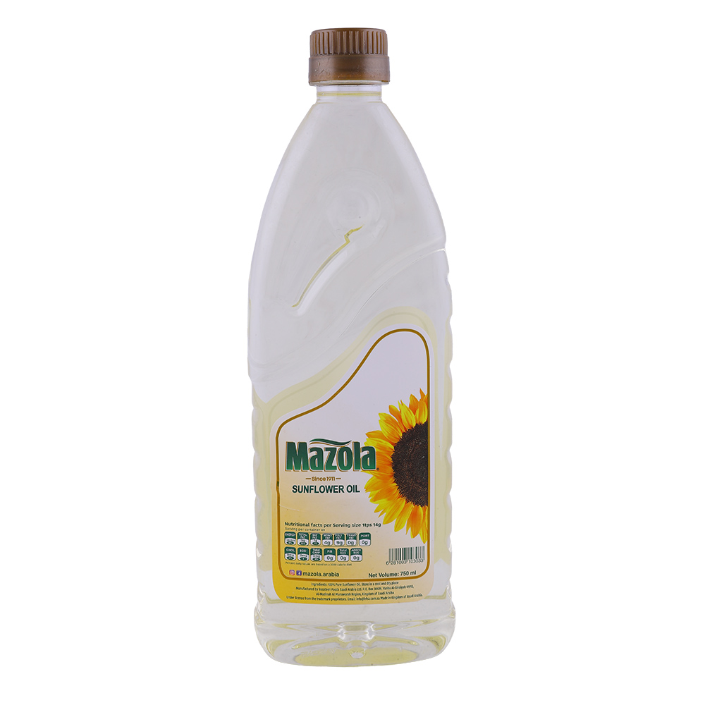 Mazola Sunflower Oil 750ml - Available at Alosra Online Supermarket