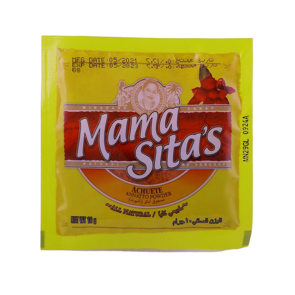 Mama Sita's Annatto Powder 10g - Available at Alosra Online Supermarket