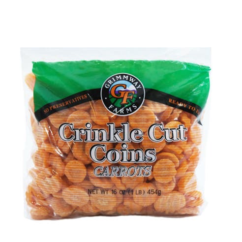 Grimmway Farms Crinkle Cuts Coins Carrots 454g 
