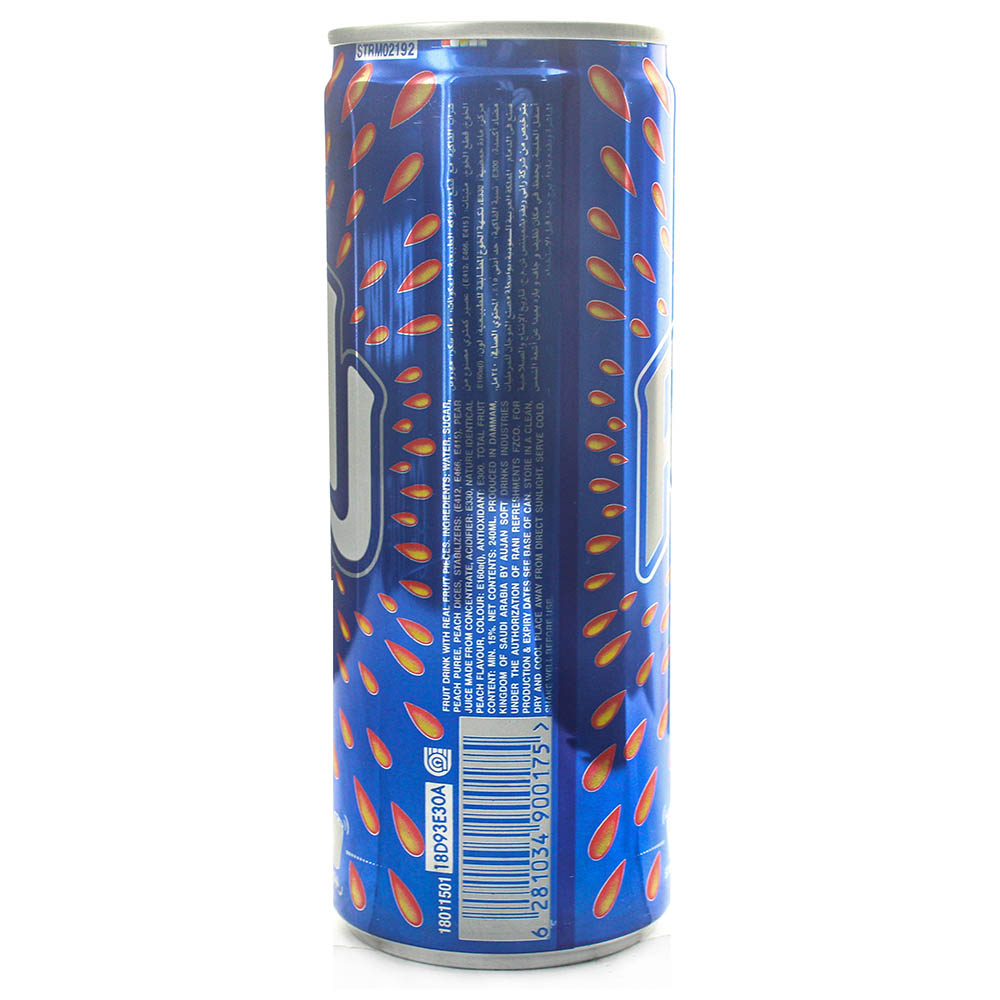 Rani Peach Float 240ml back image