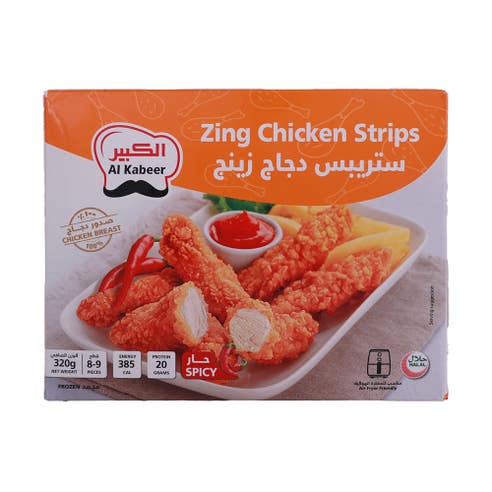 Al Kabeer Zing Chicken Strips 320g 