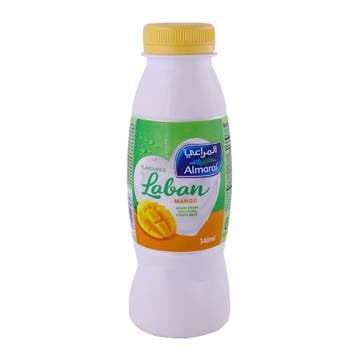 Almarai Mango Flavoured Laban Drink 340ml - Available at Alosra Online Supermarket