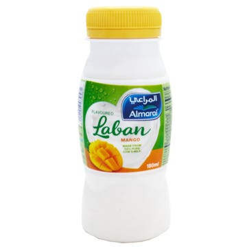 Almarai Mango Flavoured Laban Drink 180ml - Available at Alosra Online Supermarket