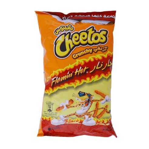Cheetos Crunchy Flamin' Hot 205g - Available at Alosra Online Supermarket