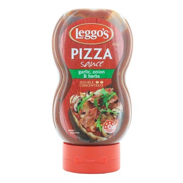 Leggo's Pizza Sauce Garlic Onion & Herbs [Double Concentrate] 400g - Available at Alosra Online Supermarket