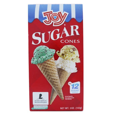 Joy Sugar Cones 142g [12's] - Available at Alosra Online Supermarket
