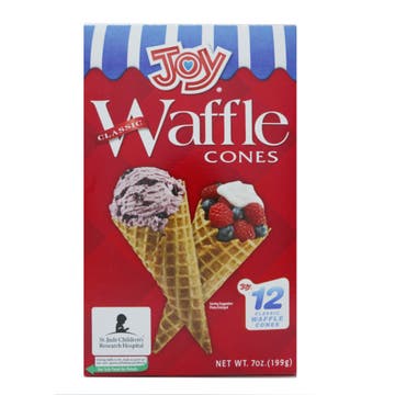 Joy Waffle Cones 198g [12's] - Available at Alosra Online Supermarket