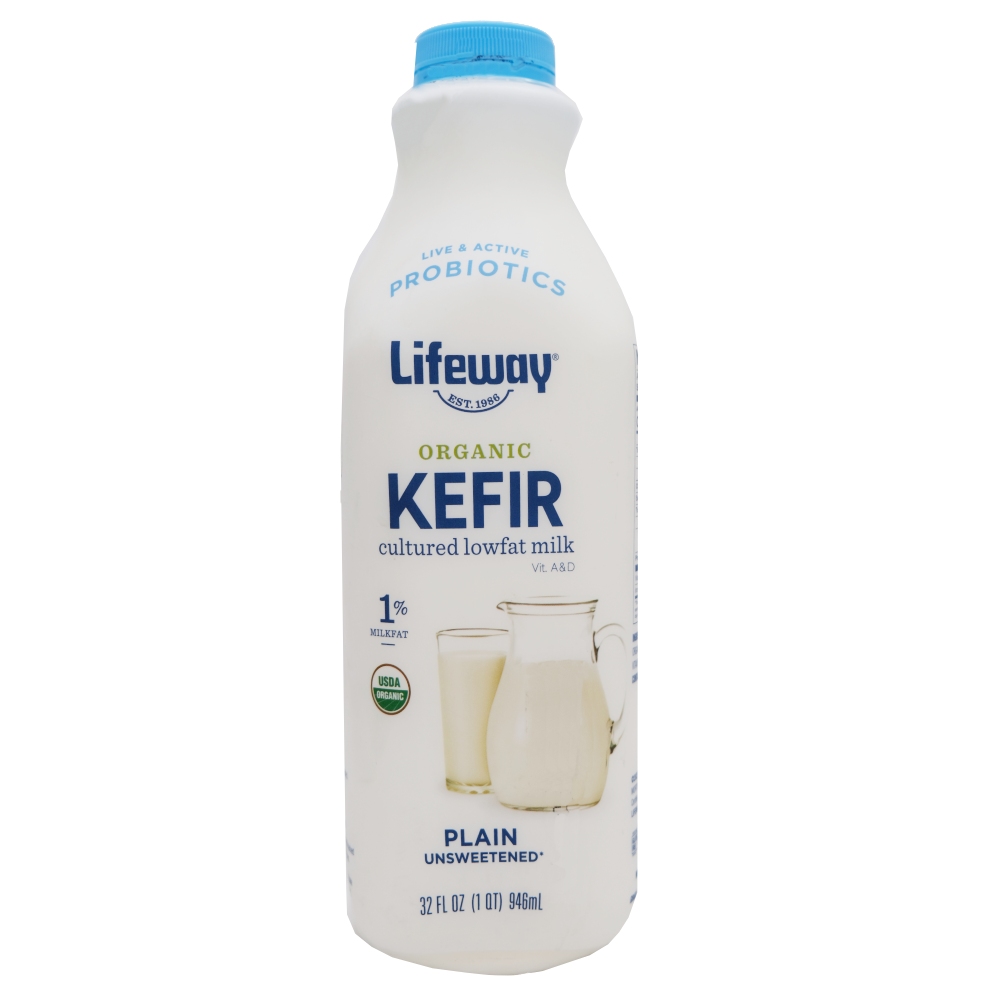 Lifeway Organic Cultured Lowfat Plain Kefir Milk 946ml - Available at Alosra Online Supermarket