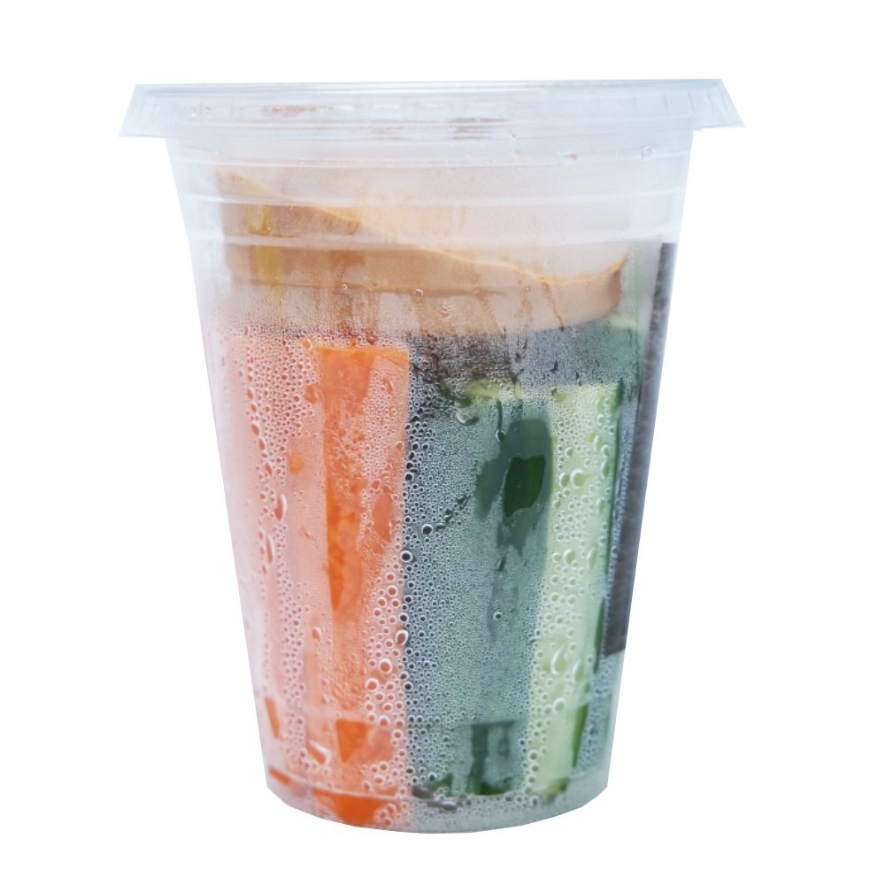 Vegetables Crudite Cup With Sundried Tomato Hummus Dip back image