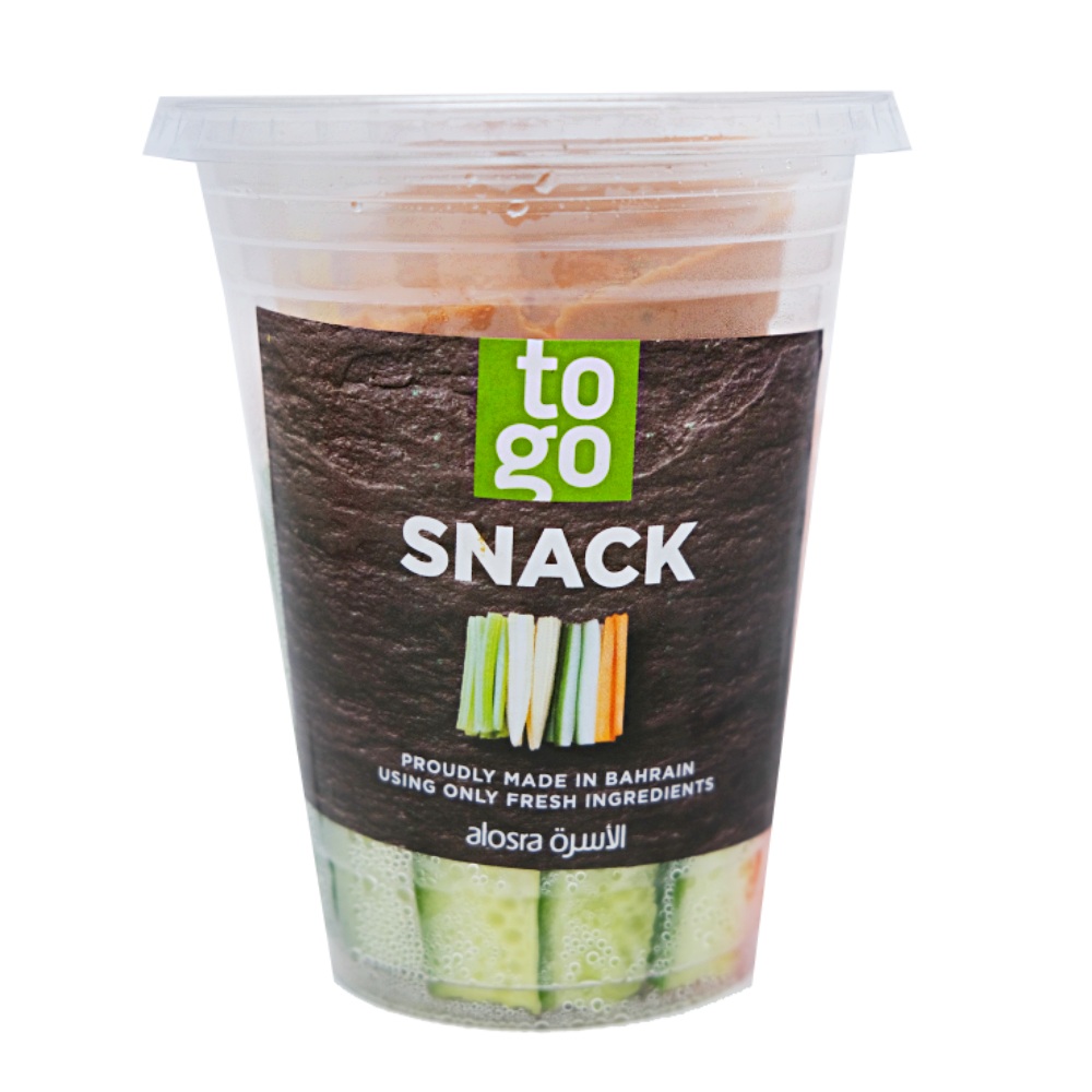 Vegetables Crudite Cup With Sundried Tomato Hummus Dip - Available at Alosra Online Supermarket