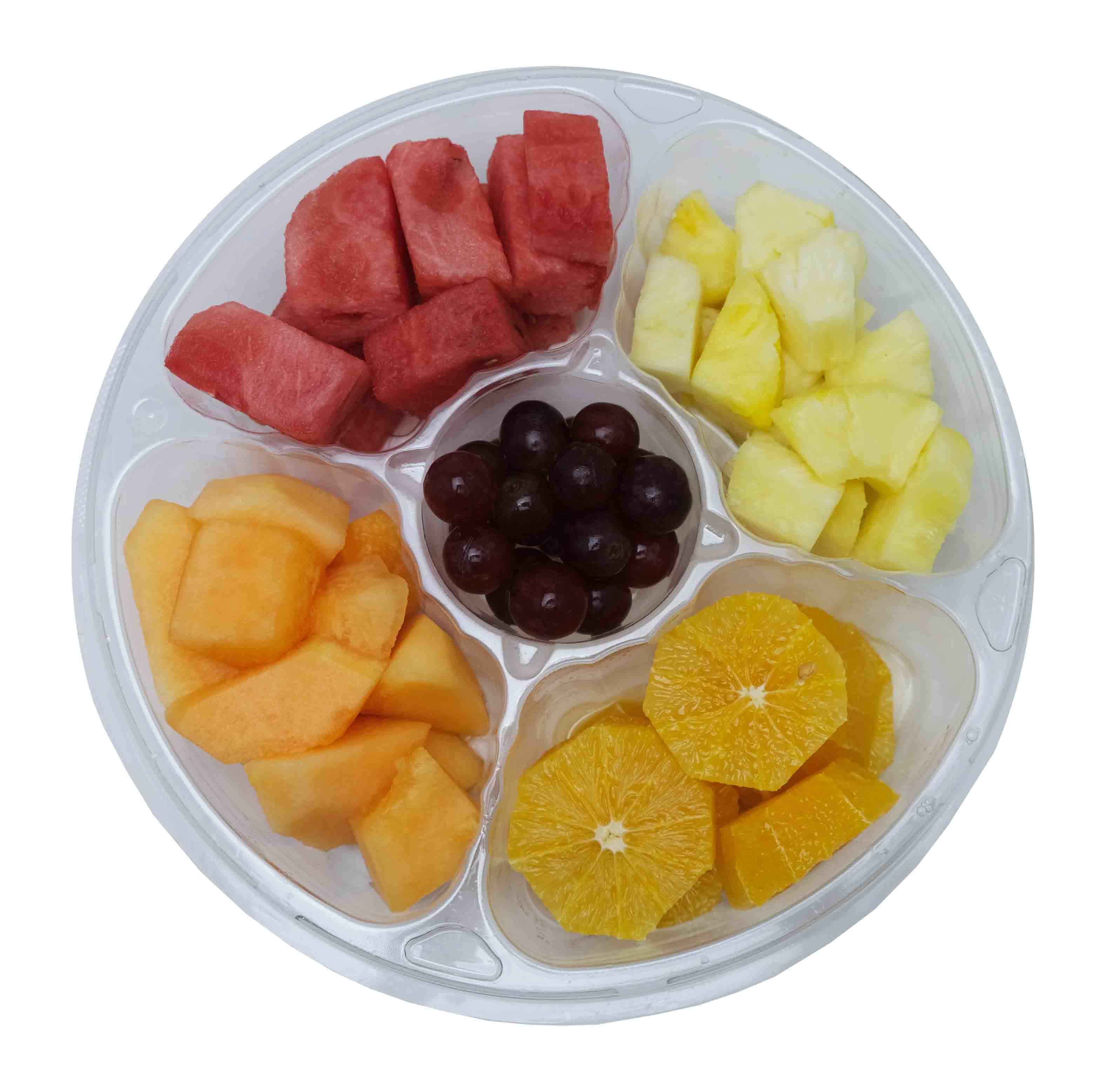 Mixed Fruit Platter Round Plate back image
