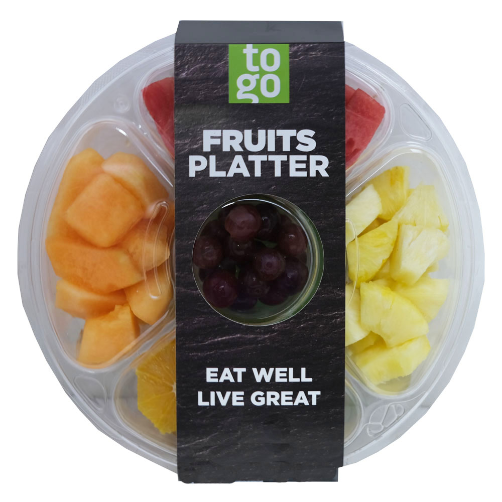 Mixed Fruit Platter Round Plate 