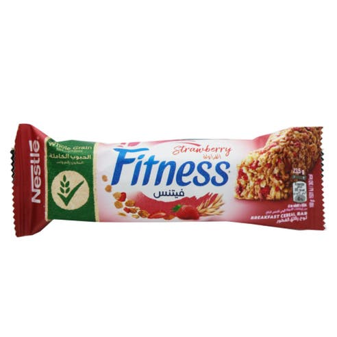 Nestle Fitness Strawberry Cereal Bar 23.5g - Available at Alosra Online Supermarket