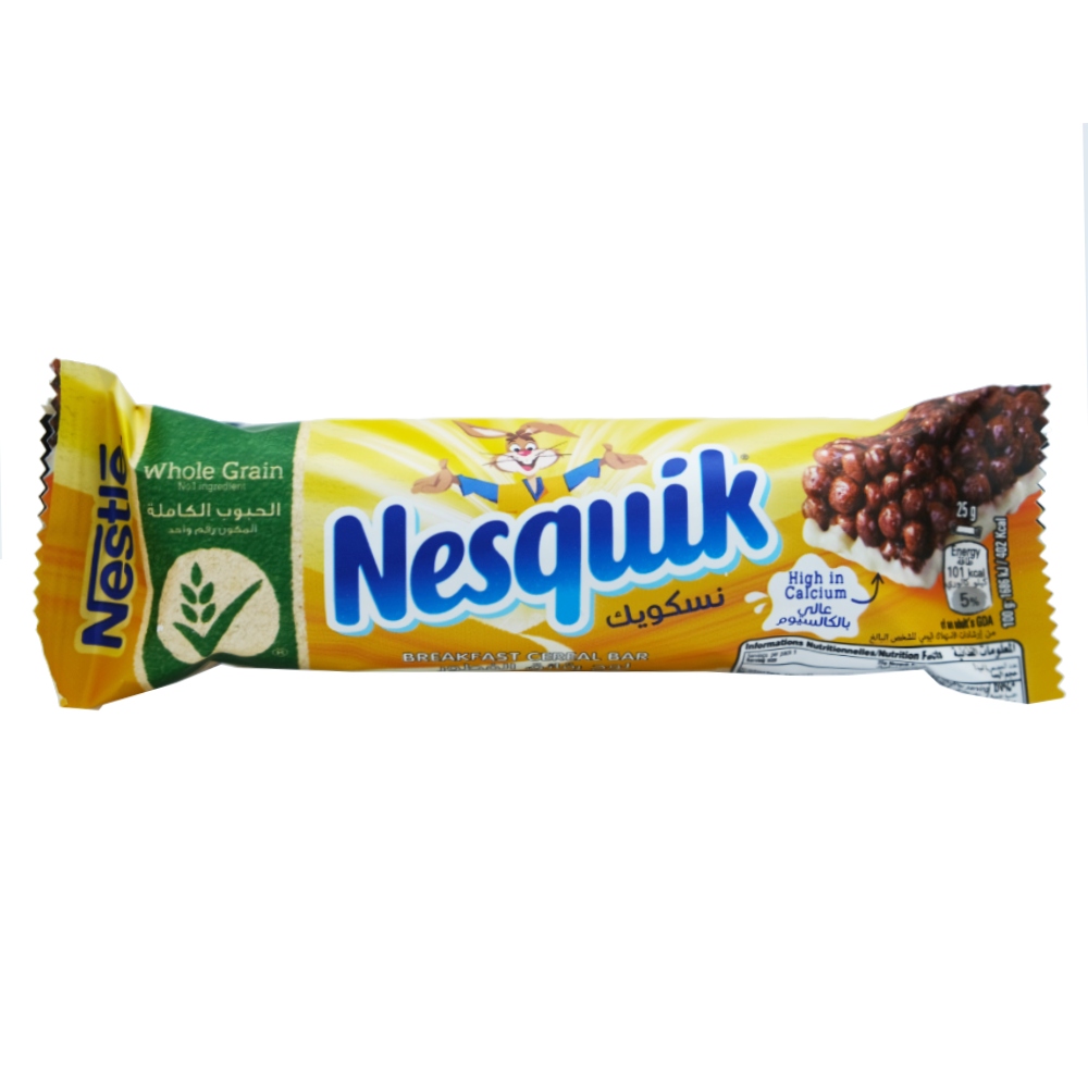 Nestle Nesquik Cereal Bar 25g - Available at Alosra Online Supermarket