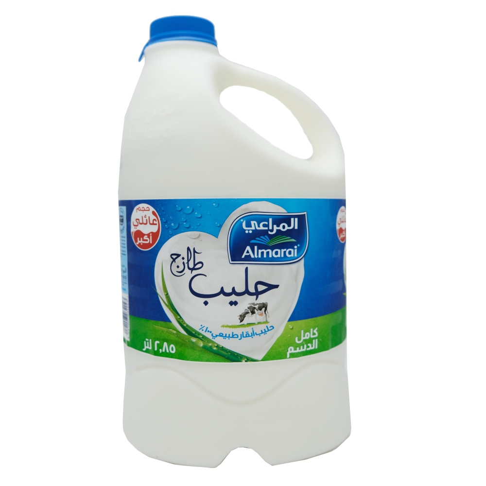 Almarai Full Fat Fresh Milk 2.85L back image