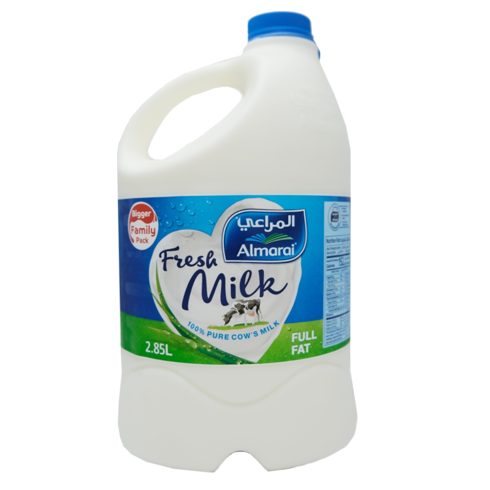 Almarai Full Fat Fresh Milk 2.85L - Available at Alosra Online Supermarket