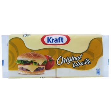Kraft Cheese Slice Singles Regular 400g - Available at Alosra Online Supermarket