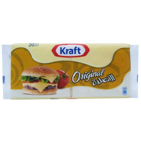 Kraft Cheese Slice Singles Regular 400g - Available at Alosra Online Supermarket