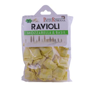 Pasta Romana Mozzarella & Basil Ravioli 250g - Available at Alosra Online Supermarket