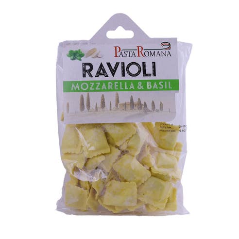 Pasta Romana Mozzarella & Basil Ravioli 250g - Available at Alosra Online Supermarket