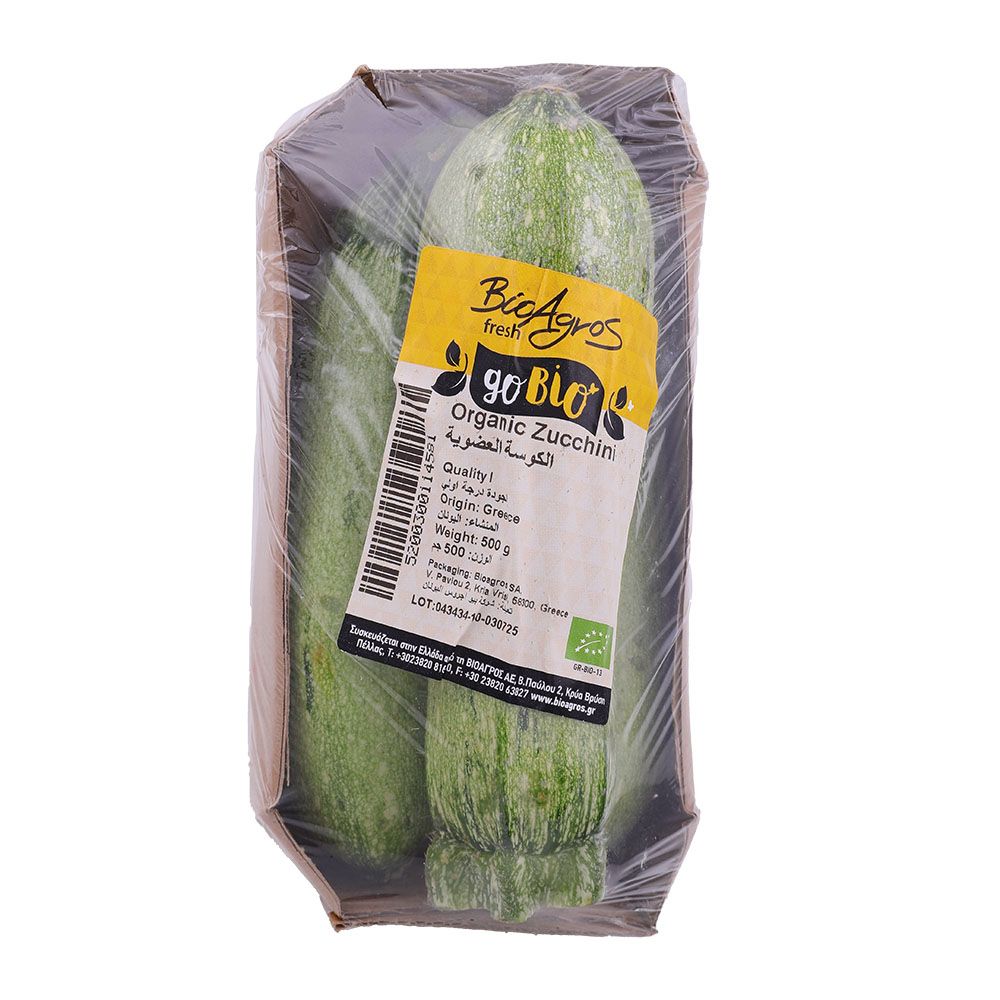 BioAgros Organic Zucchini 500g