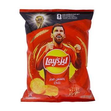 Lay's Chili Flavour Chips 45g - Available at Alosra Online Supermarket