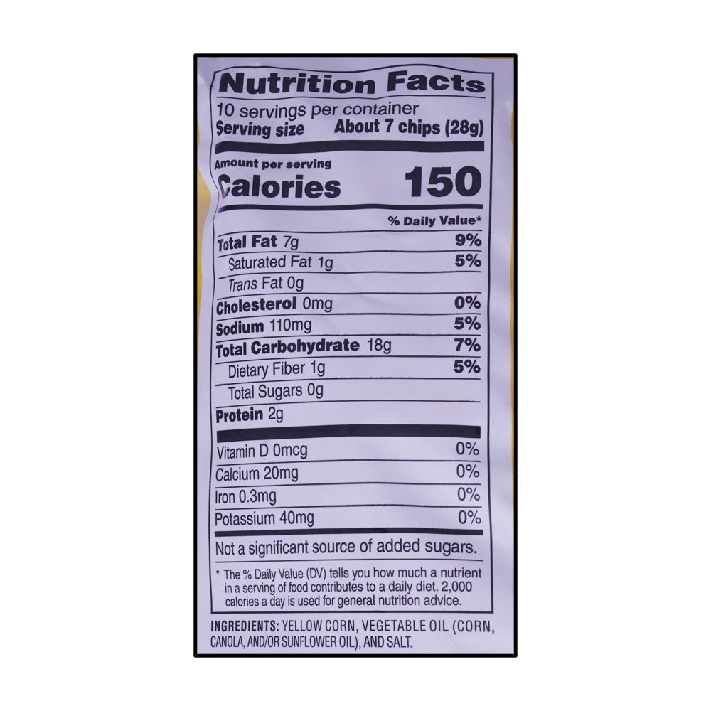 Fritolay Tostitos Cantina Traditional 252g right side image
