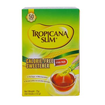 Tropicana Slim Zero Calorie Sweetener 75g - Available at Alosra Online Supermarket