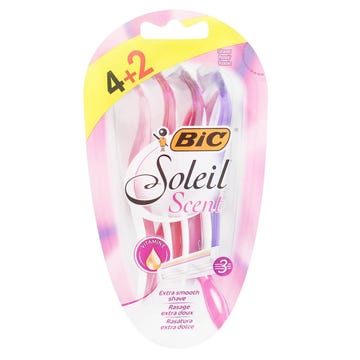 Bic Soleil Scent Razor [4 + 2] - Available at Alosra Online Supermarket