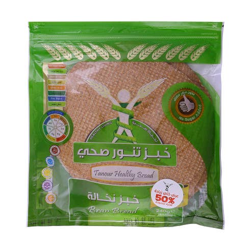 Tanour Healthy Bran Bread 240g 
