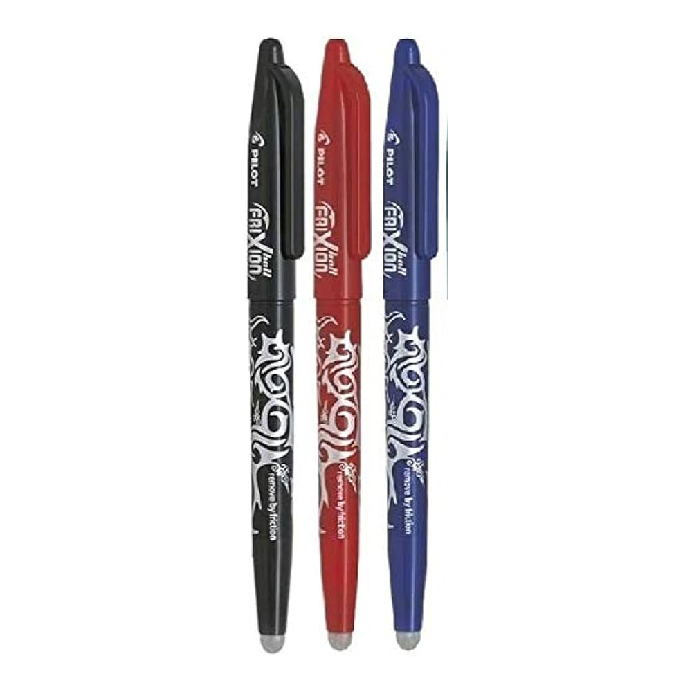 Pilot Frixion Ball Pens 0.7mm 3pcs - Available at Alosra Online Supermarket