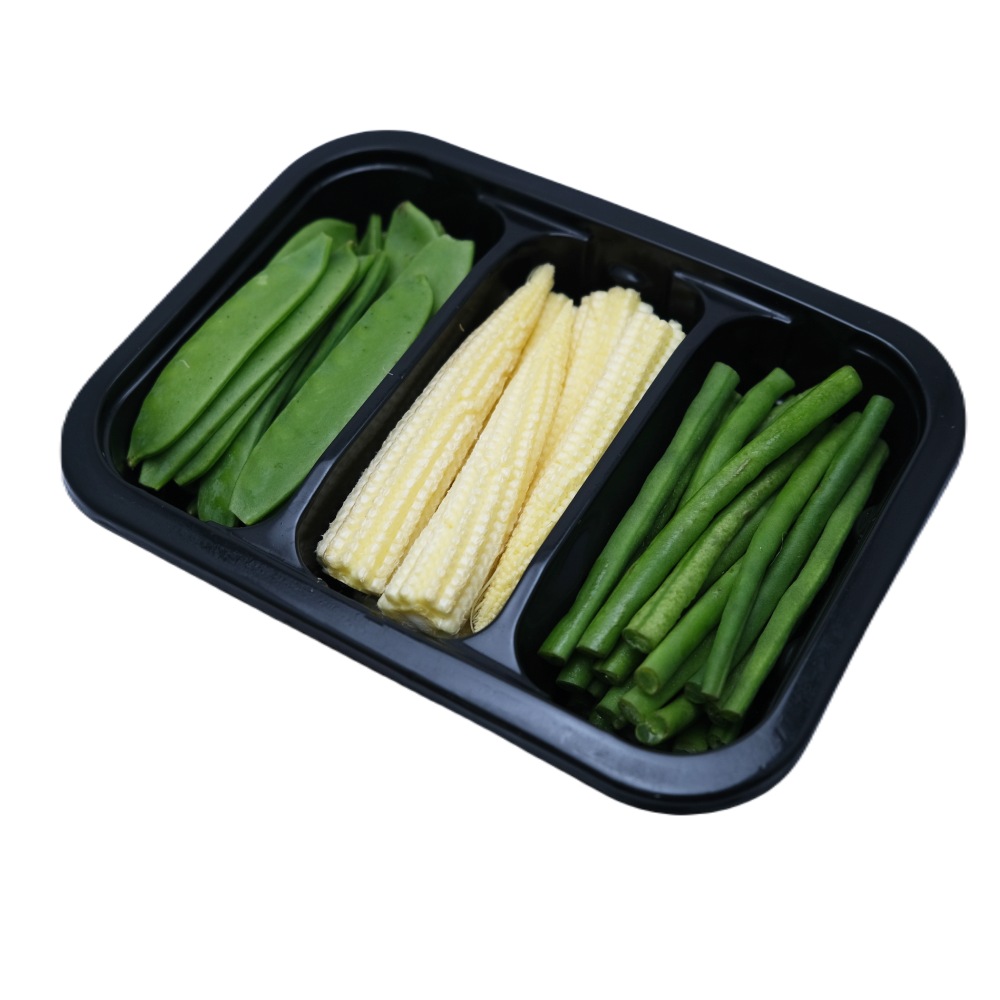 Babycorn, Mangetout And Fine Beans Kenya 200g back image