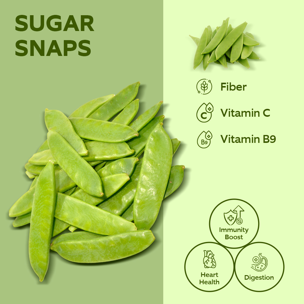 Kenya Sugar Snaps 200g lifestyle image