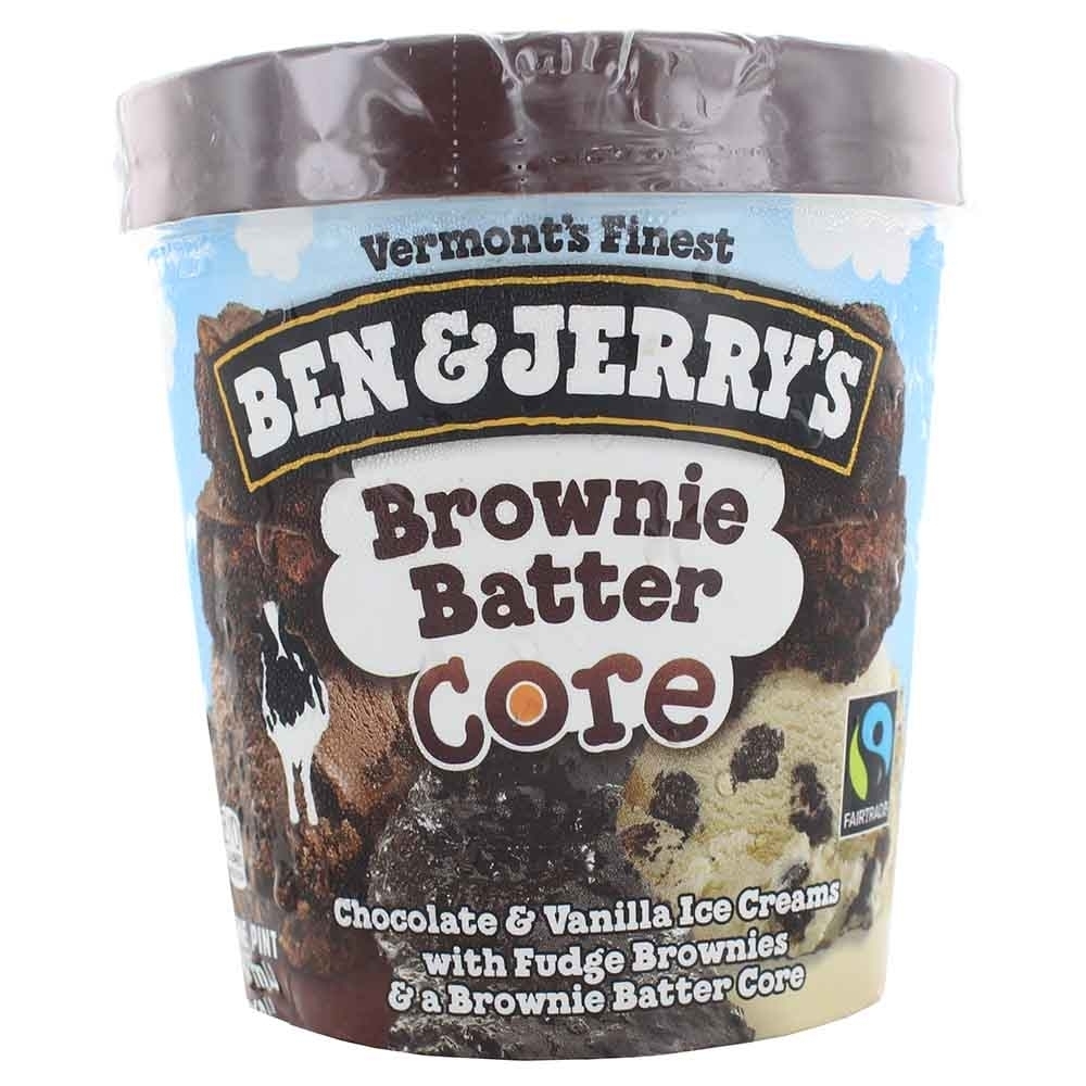 Ben & Jerry's Brownie Batter Ice Cream 473ml - Available at Alosra Online Supermarket