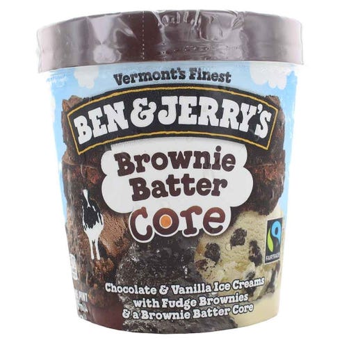 Ben & Jerry's Brownie Batter Ice Cream 473ml - Available at Alosra Online Supermarket