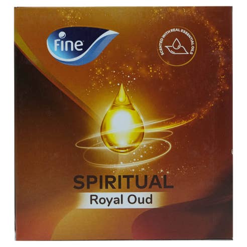 Fine Sensations Oud Scented White Tissues [100 x 2 Ply] - Available at Alosra Online Supermarket