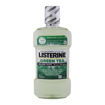 Listerine Green Tea Mouth Wash 500ml - Available at Alosra Online Supermarket