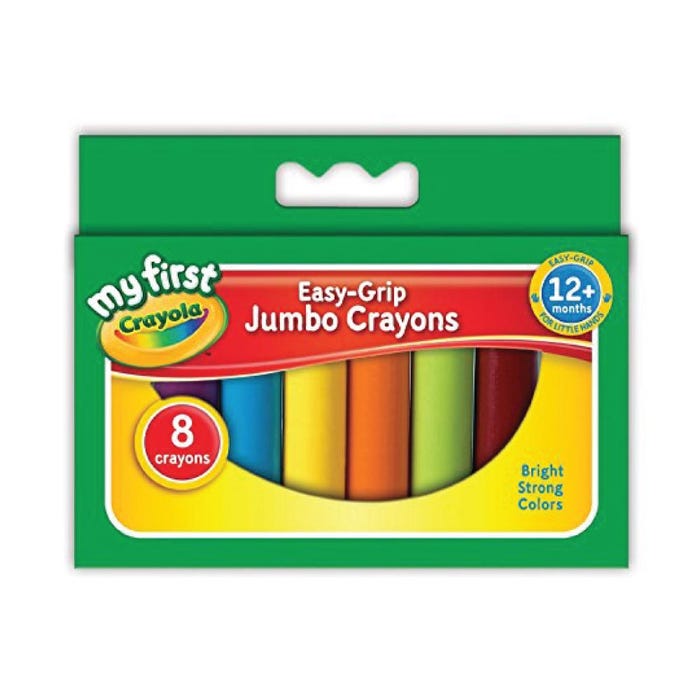 Crayola My First Easy Grip Jumbo Crayons 8's - Available at Alosra Online Supermarket