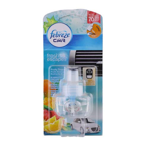 Febreze Car Refill Fruity Tropics 7ml [6 Pack] - Available at Alosra Online Supermarket