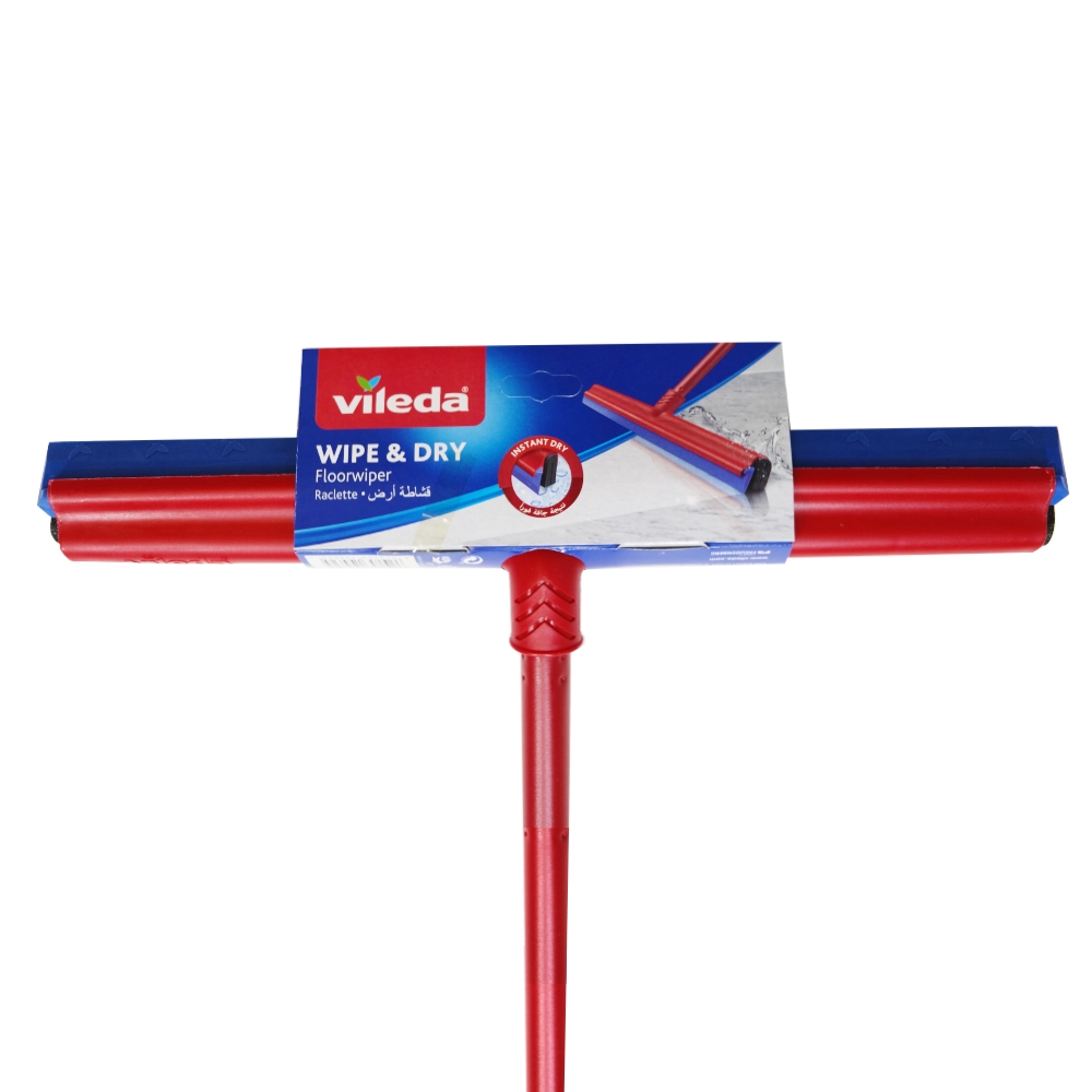 Vileda Wipe & Dry Floor Wiper With Handle back image