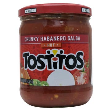 Fritolay Tostitos Chunky Habanero Salsa Hot 15.5Oz - Available at Alosra Online Supermarket