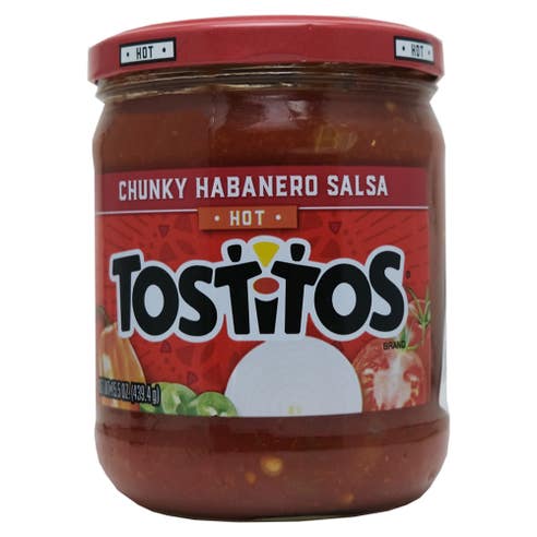 Fritolay Tostitos Chunky Habanero Salsa Hot 15.5Oz - Available at Alosra Online Supermarket